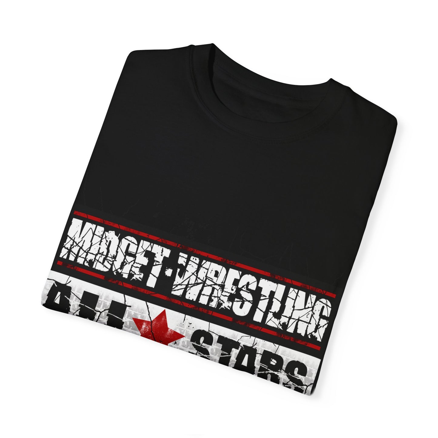 Midget Wrestling All Stars Black Tee – Official Little Mania Wrestling Merch