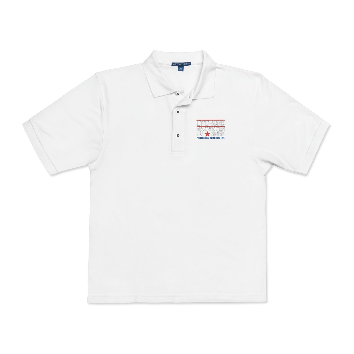 LITTLE MANIA MIDGET WRESTLING ALL STAR STAFF Polo shirt